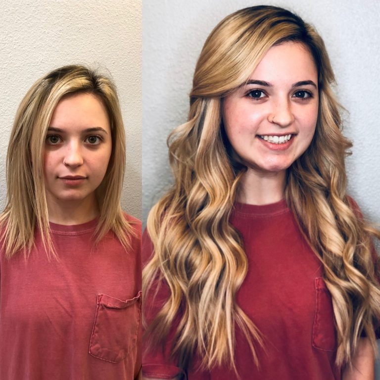 Hair Extensions Before And After - See The Amazing Results In Frisco