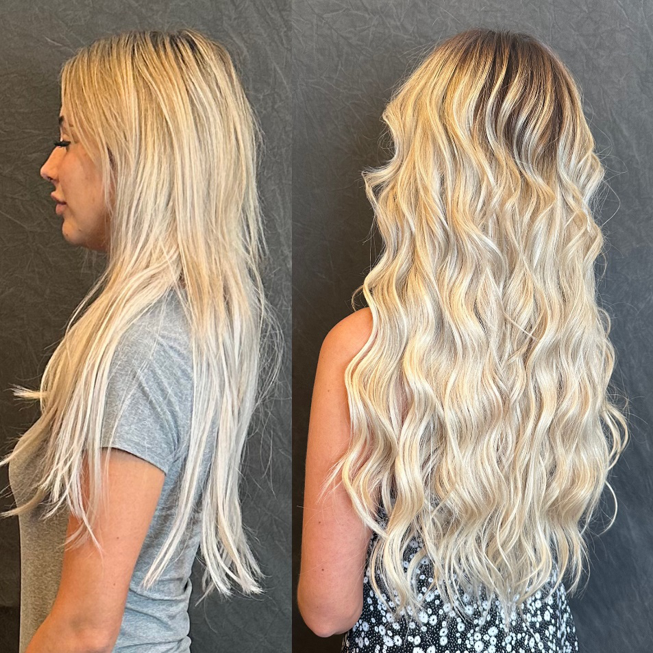 long blonde hair extensions